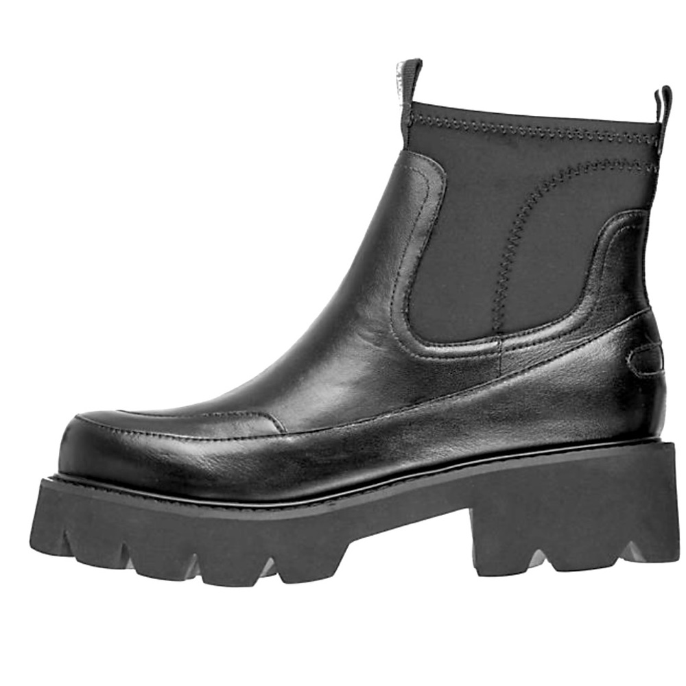 ISLE JACOBSEN HORNBAEK CHELSEA ANKLE BOOTS BLACK SIZE US 8 / UK 38